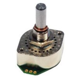 ELMA: X4-N1E00-2S1 Rotary switch - ELMA: X4-N1E00-2S1 Rotary switch, No Push button, 12 Positions, switching torque 20Ncm, Output Connector: Micro-Match socket, IP68, Shaft Style d=6,00; l=16,5mm